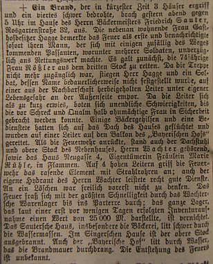 Zeitungsausschnitt siehe nebenstehender Text